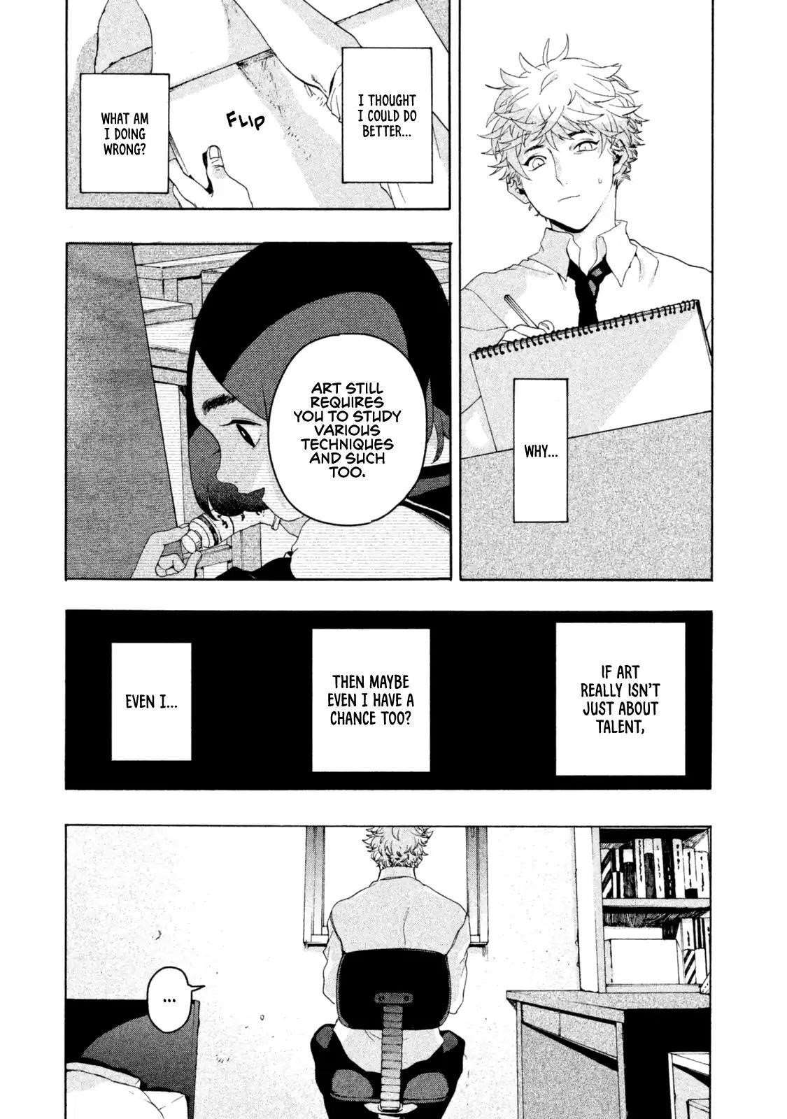 Blue Period Chapter 2 - Page 34 in English
