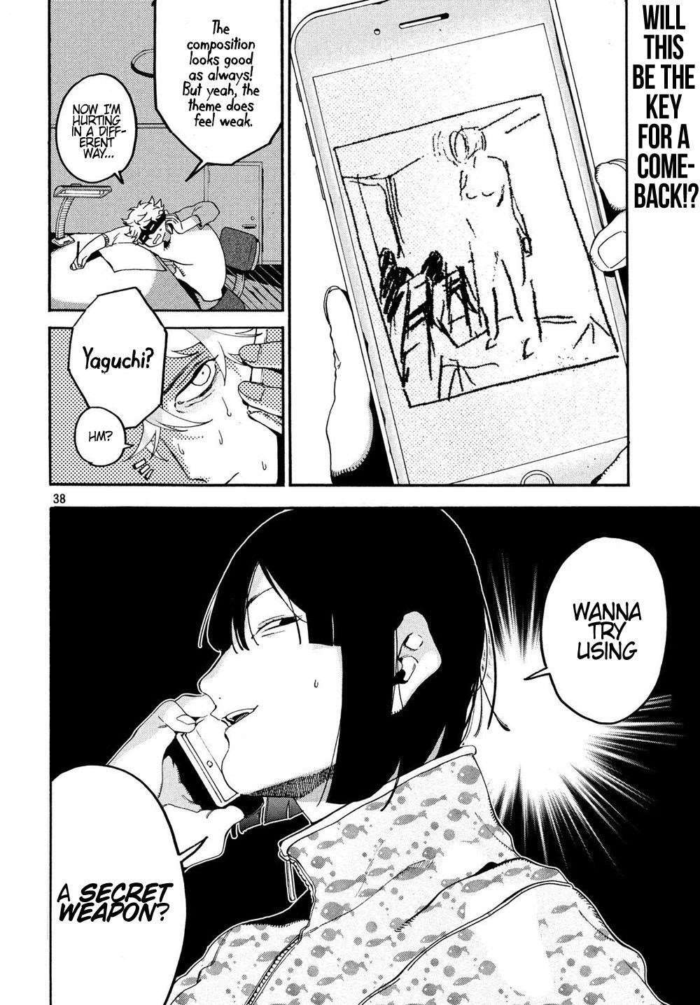 Blue Period Chapter 22 - Page 36 in English