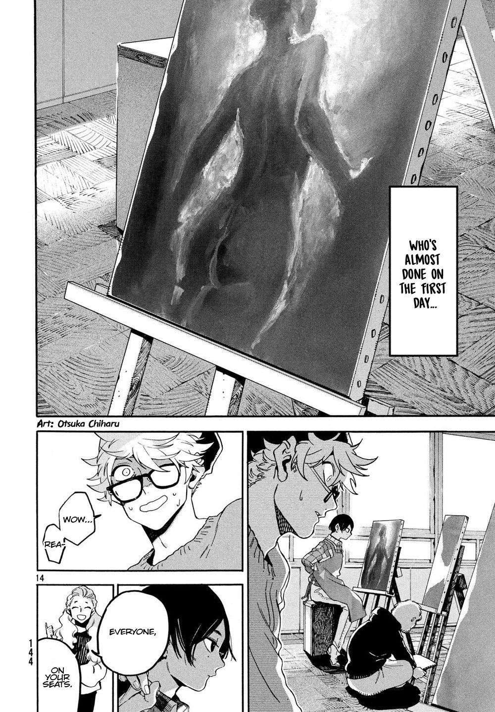 Blue Period Chapter 23 - Page 14 in English