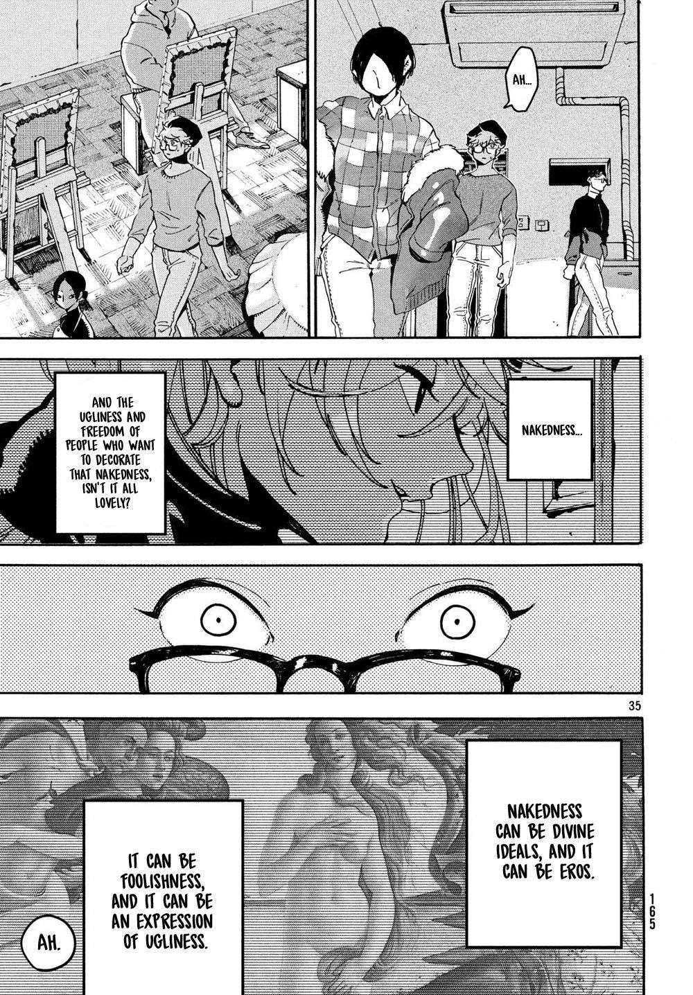 Blue Period Chapter 23 - Page 35 in English