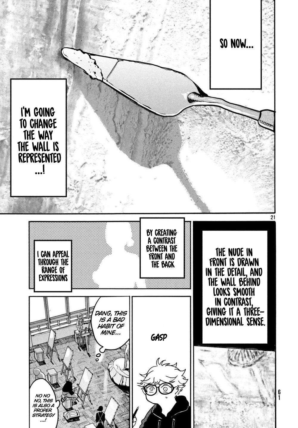 Blue Period Chapter 24 - Page 21 in English