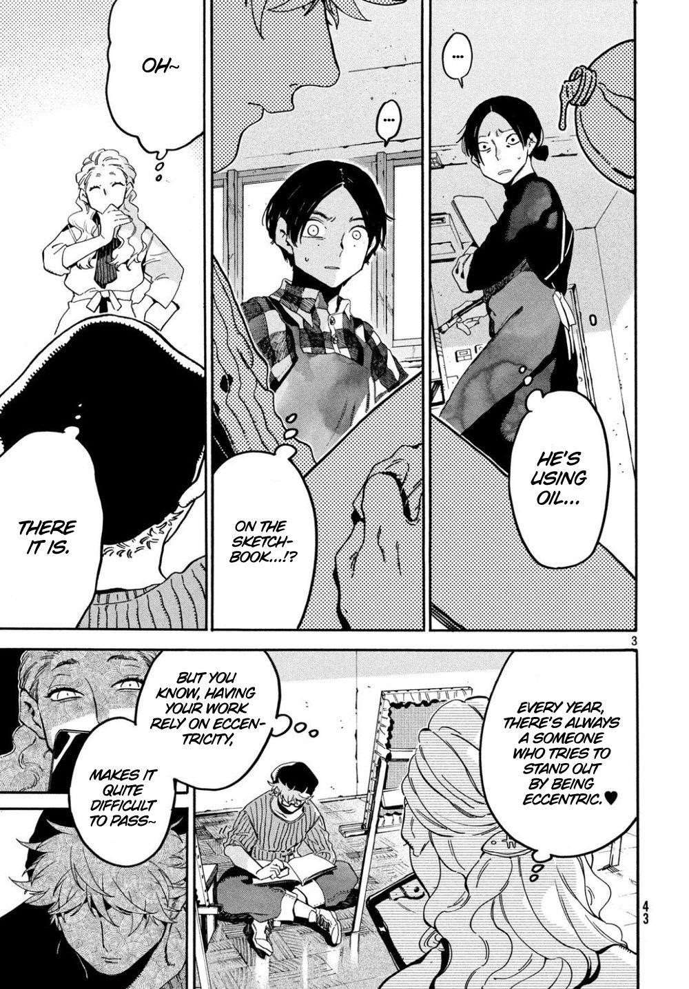 Blue Period Chapter 24 - Page 3 in English