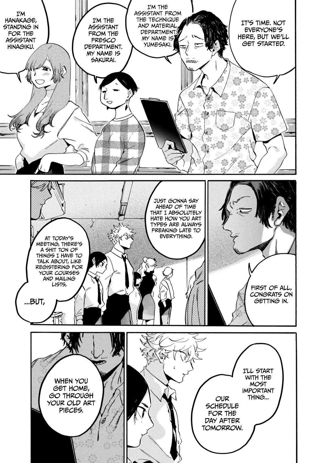 Blue Period Chapter 26 - Page 37 in English