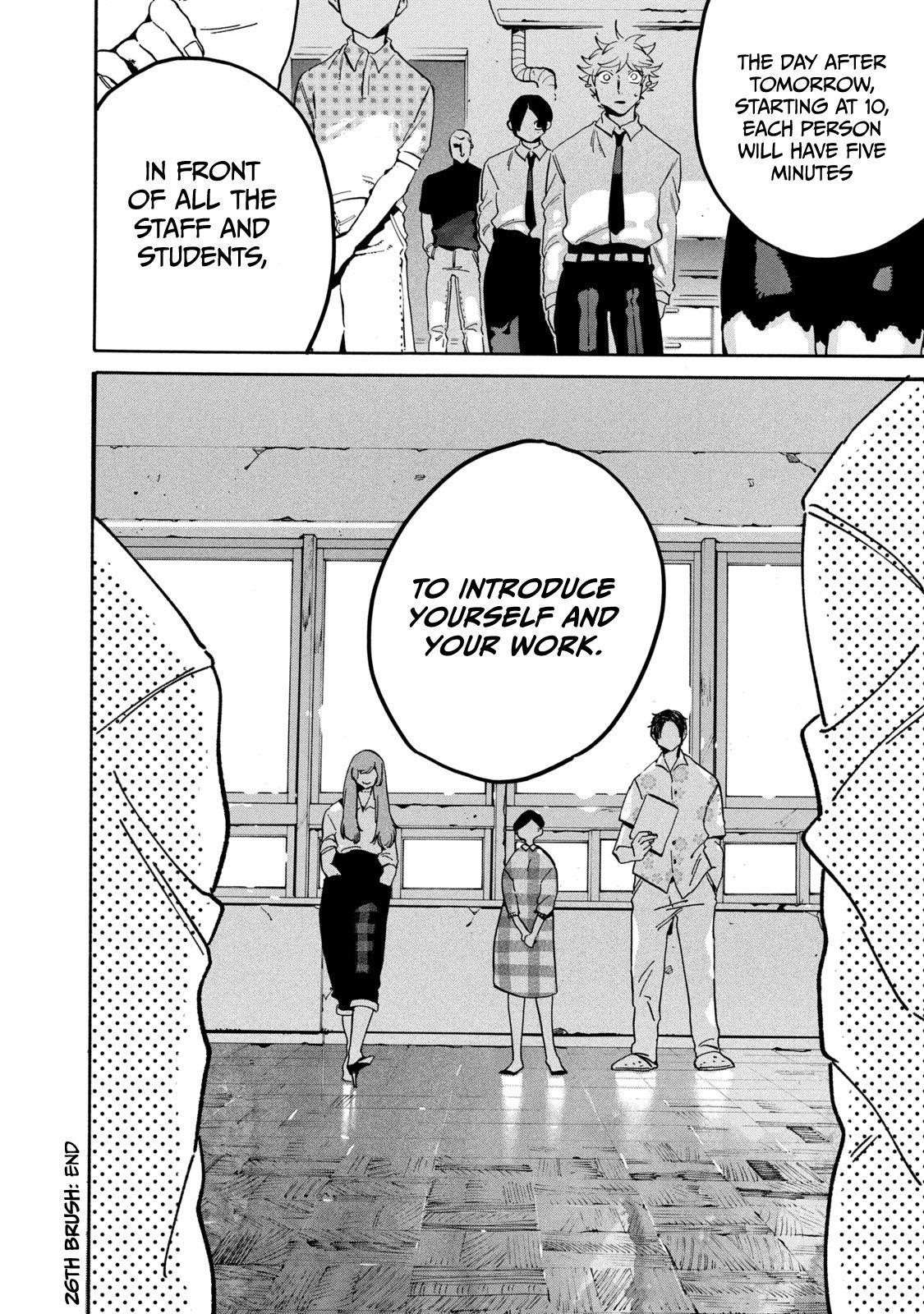 Blue Period Chapter 26 - Page 38 in English