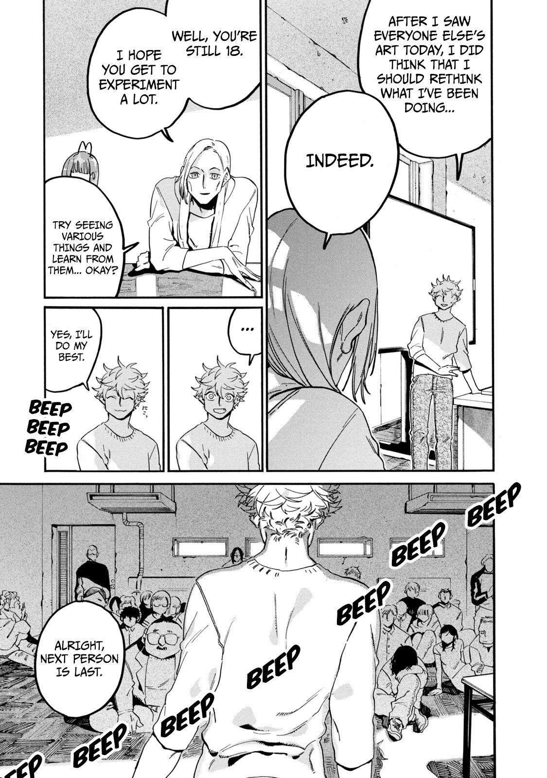 Blue Period Chapter 27 - Page 38 in English