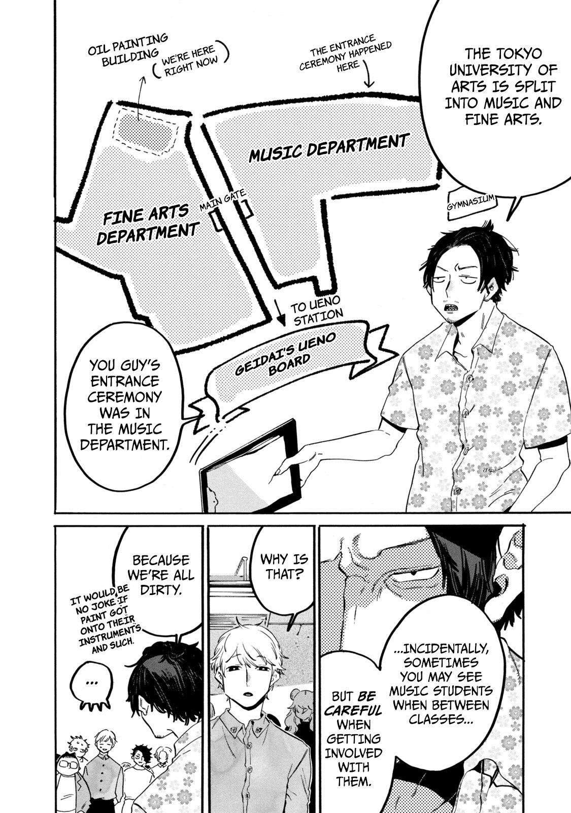 Blue Period Chapter 27 - Page 4 in English