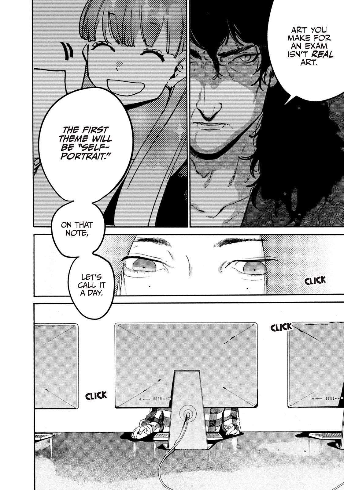 Blue Period Chapter 28 - Page 4 in English