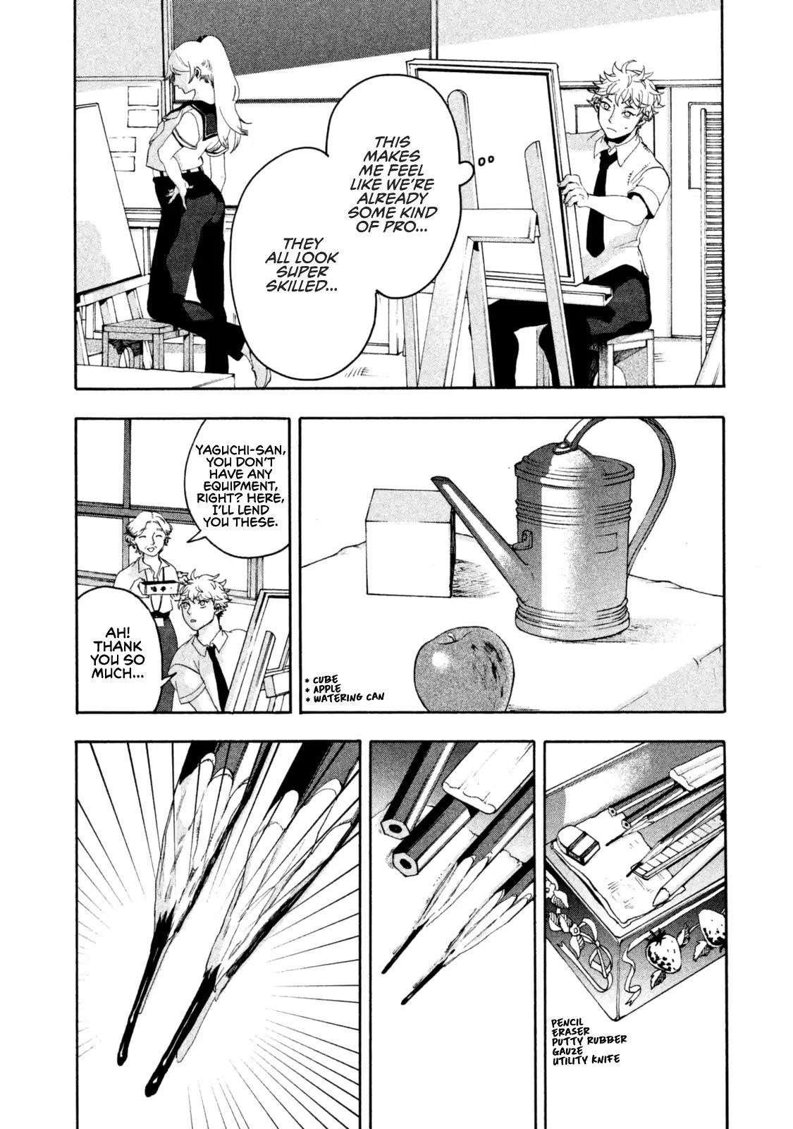 Blue Period Chapter 3 - Page 14 in English