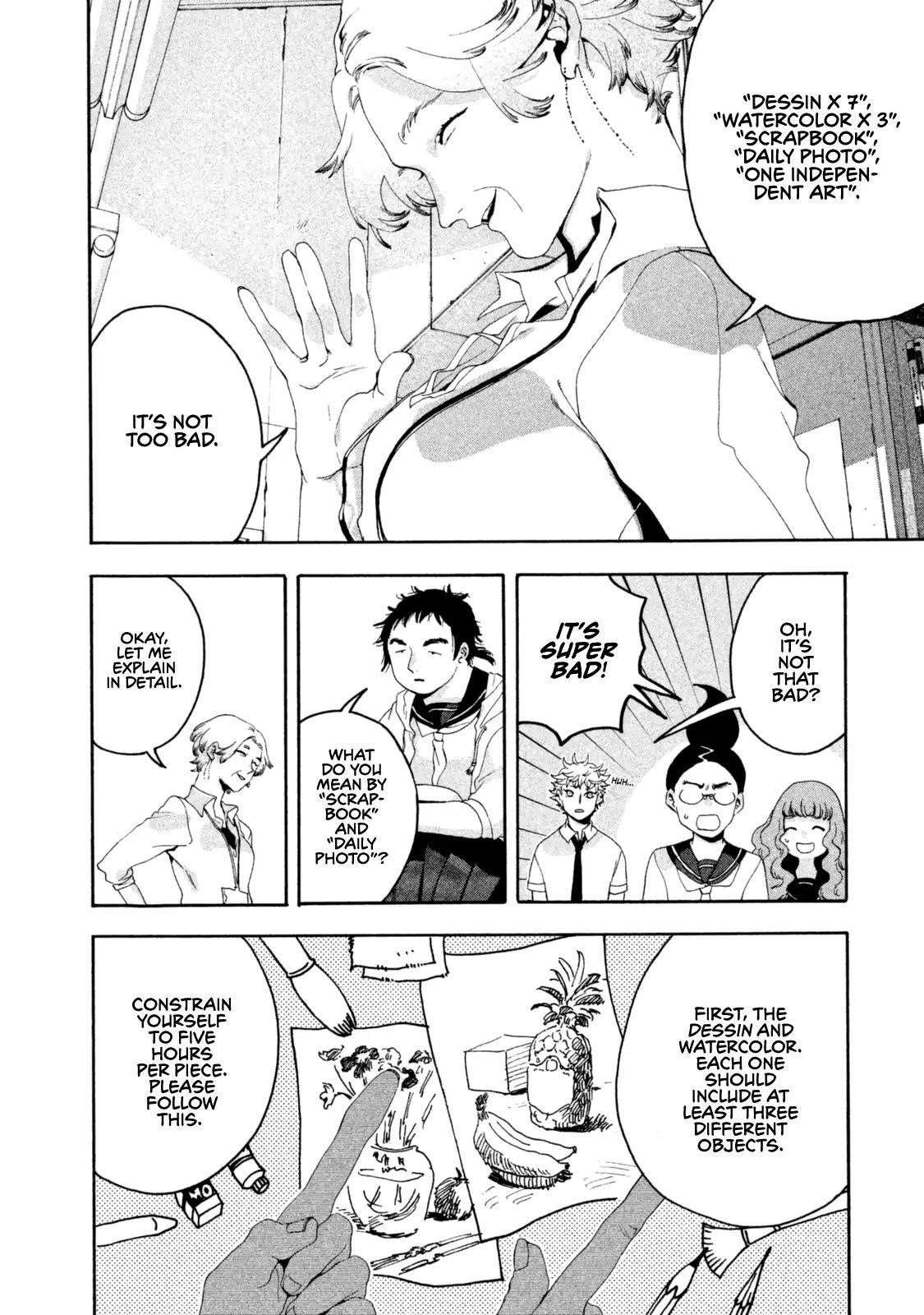 Blue Period Chapter 3 - Page 8 in English