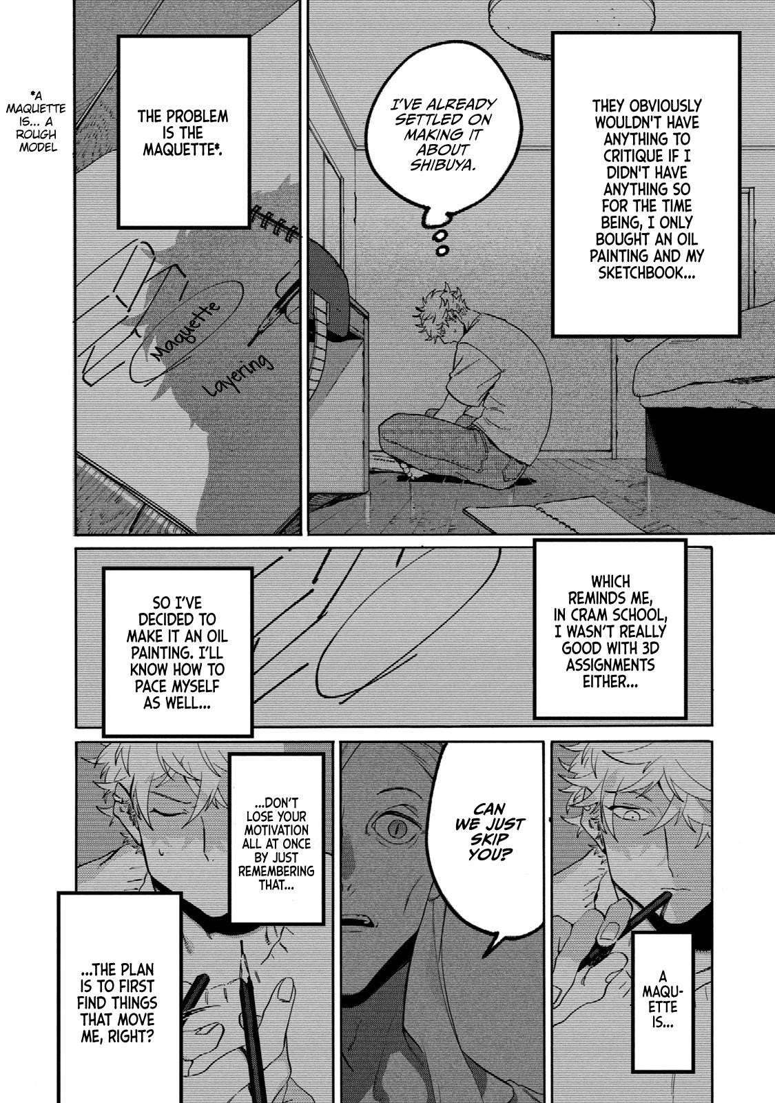 Blue Period Chapter 31 - Page 4 in English