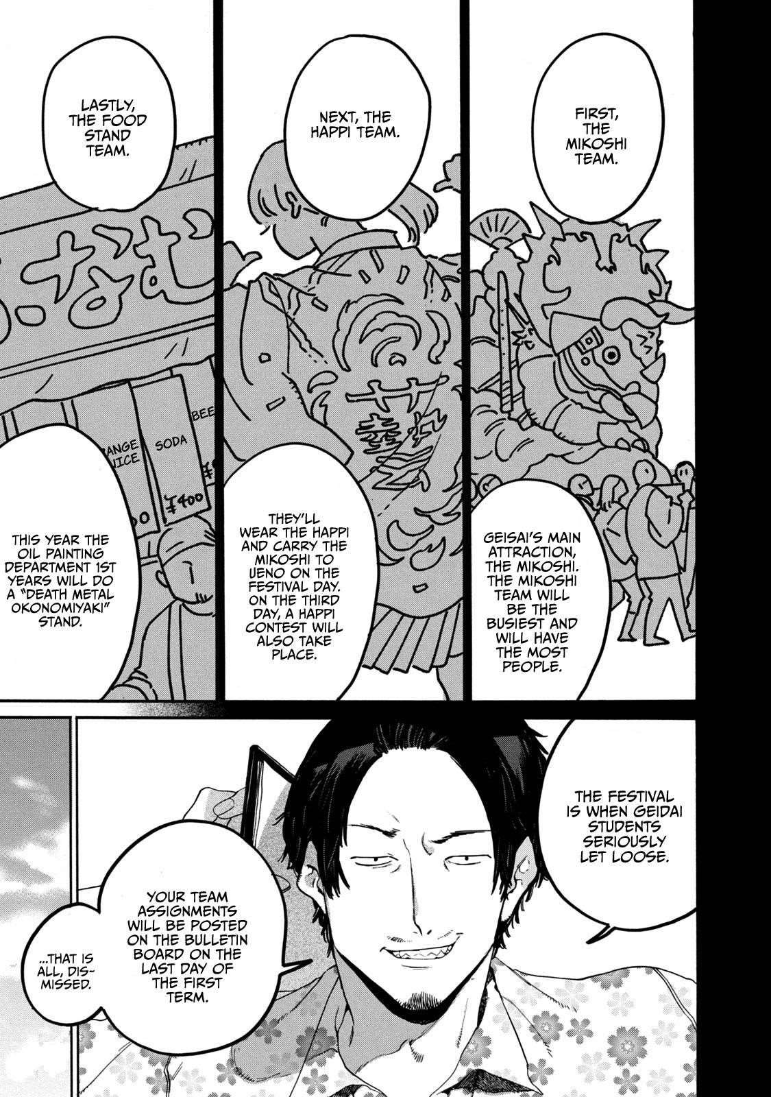 Blue Period Chapter 32 - Page 7 in English