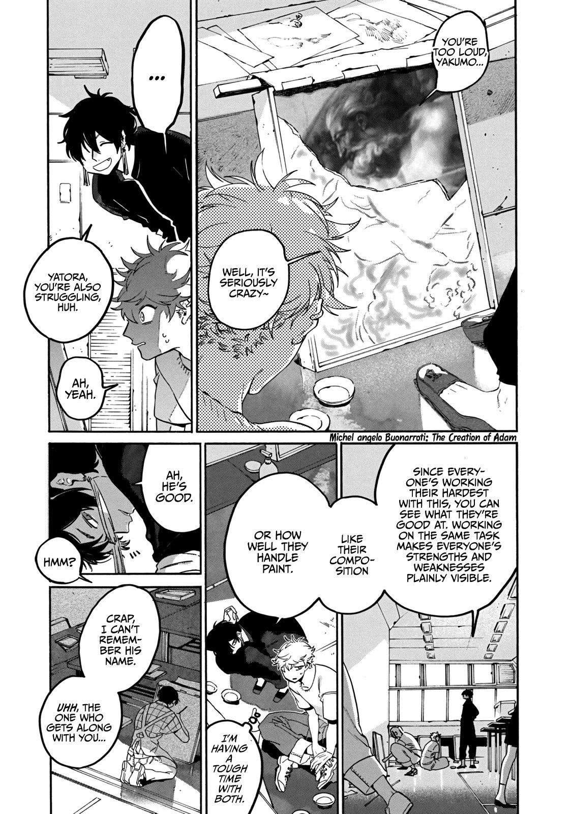 Blue Period Chapter 36 - Page 17 in English