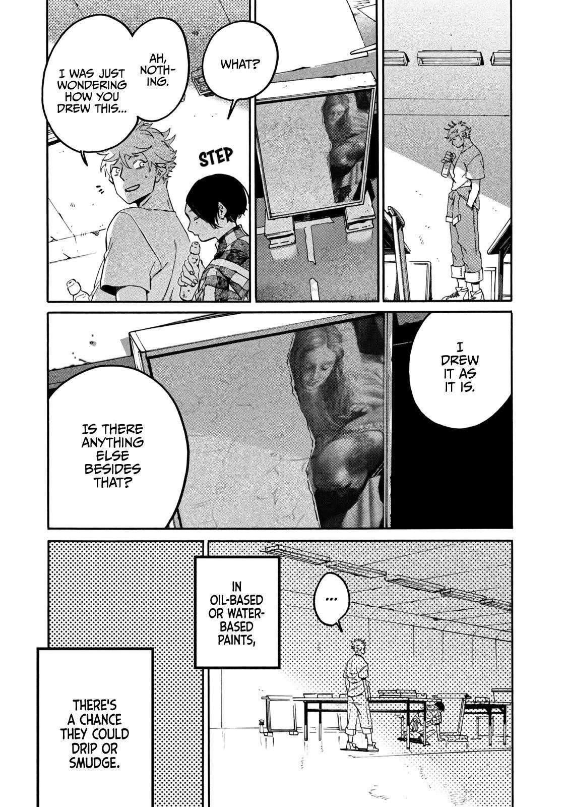 Blue Period Chapter 36 - Page 21 in English