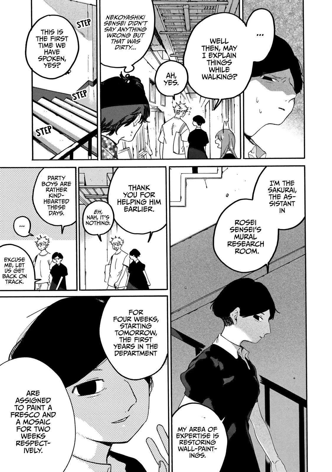 Blue Period Chapter 36 - Page 9 in English