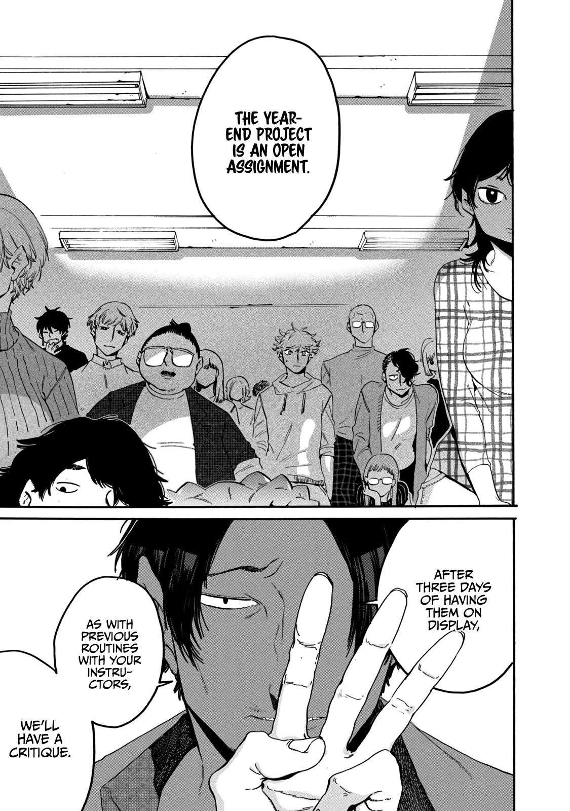 Blue Period Chapter 37 - Page 28 in English