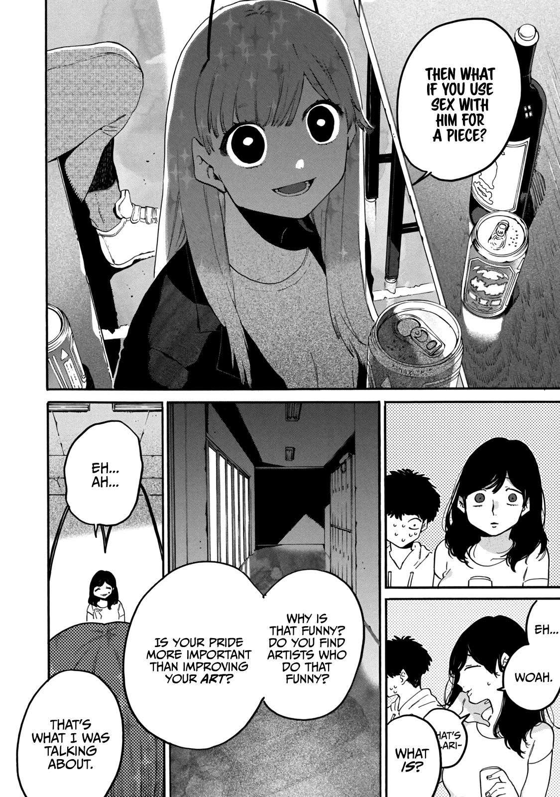 Blue Period Chapter 37 - Page 4 in English