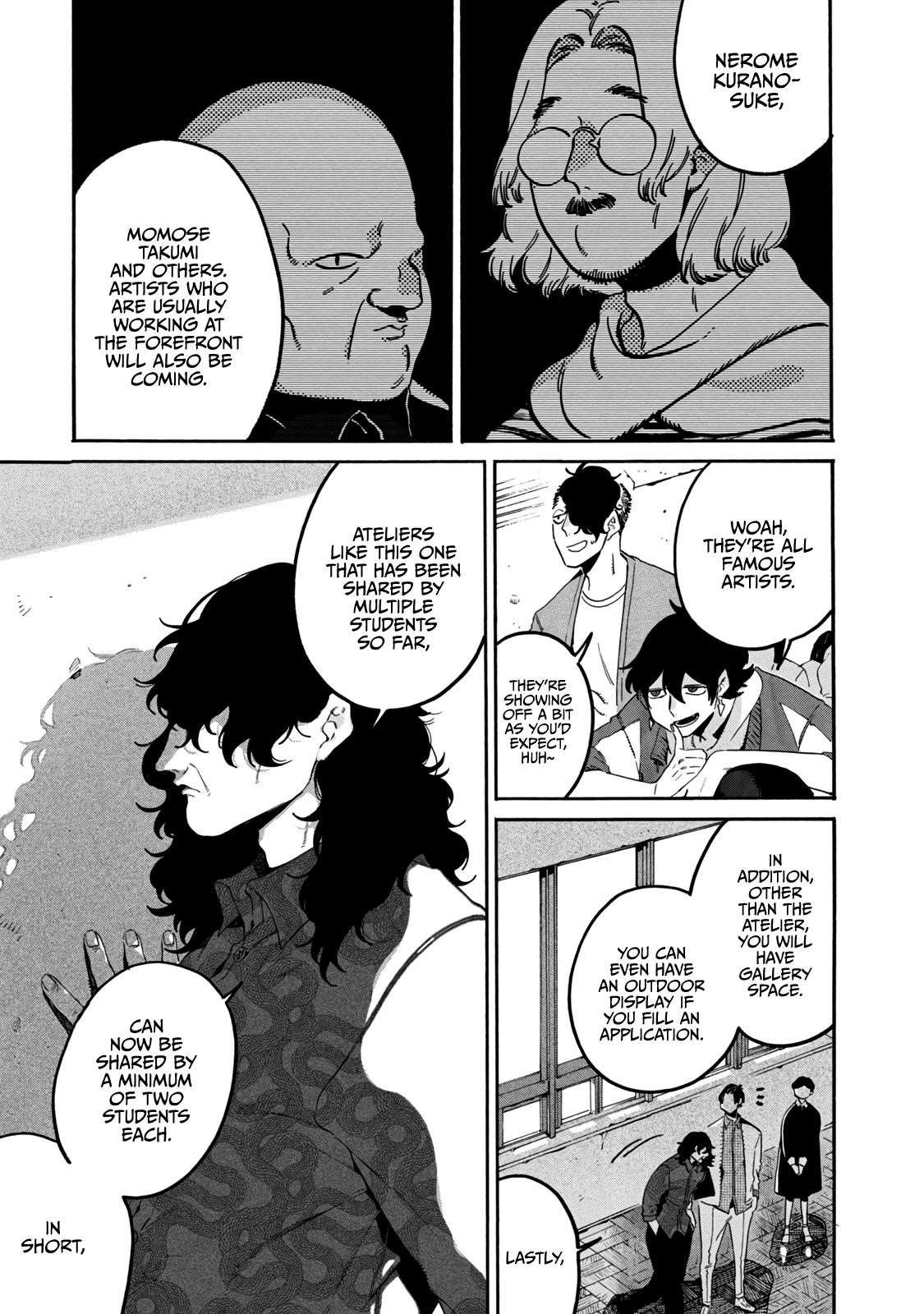 Blue Period Chapter 38 - Page 3 in English