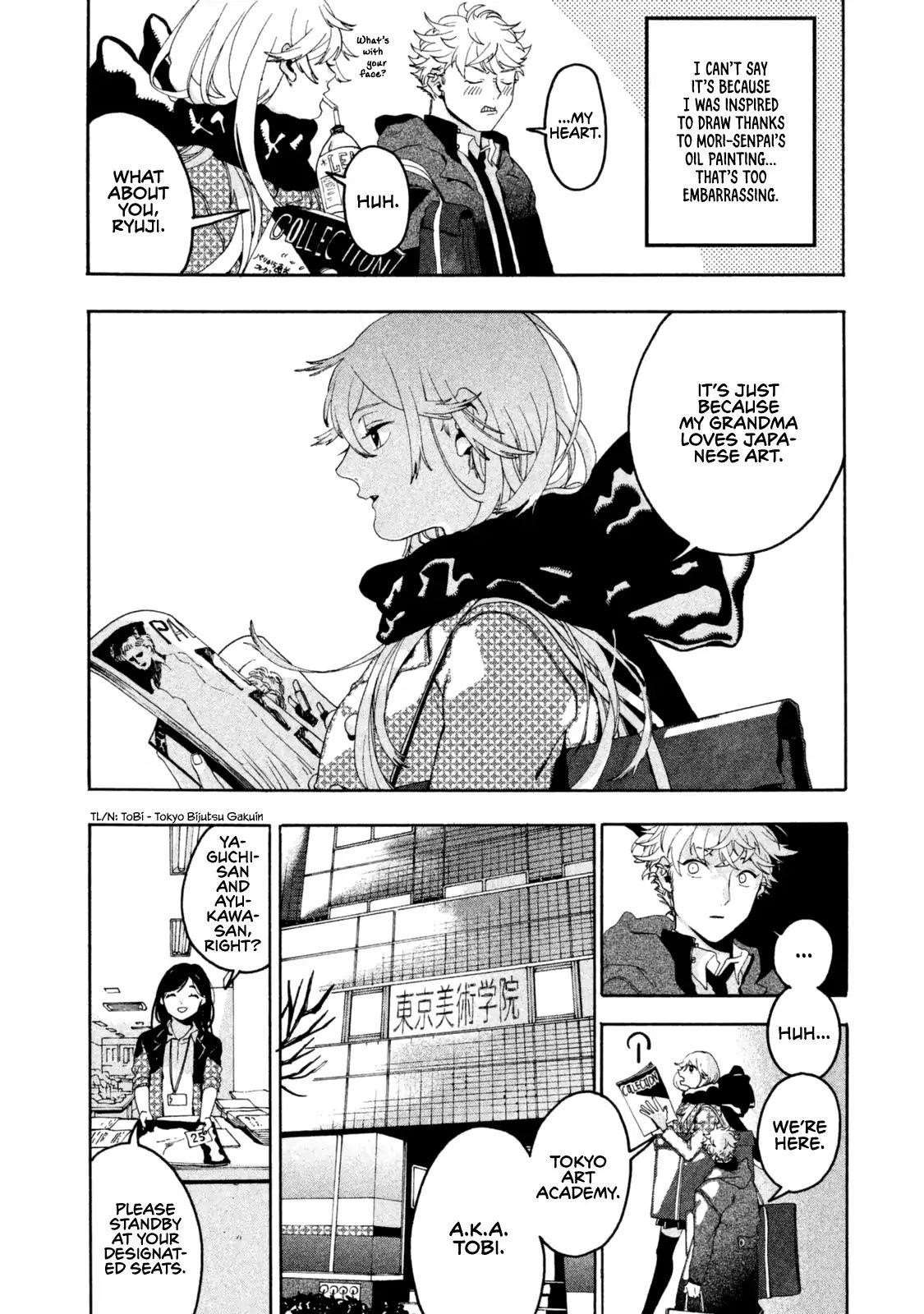 Blue Period Chapter 4 - Page 16 in English