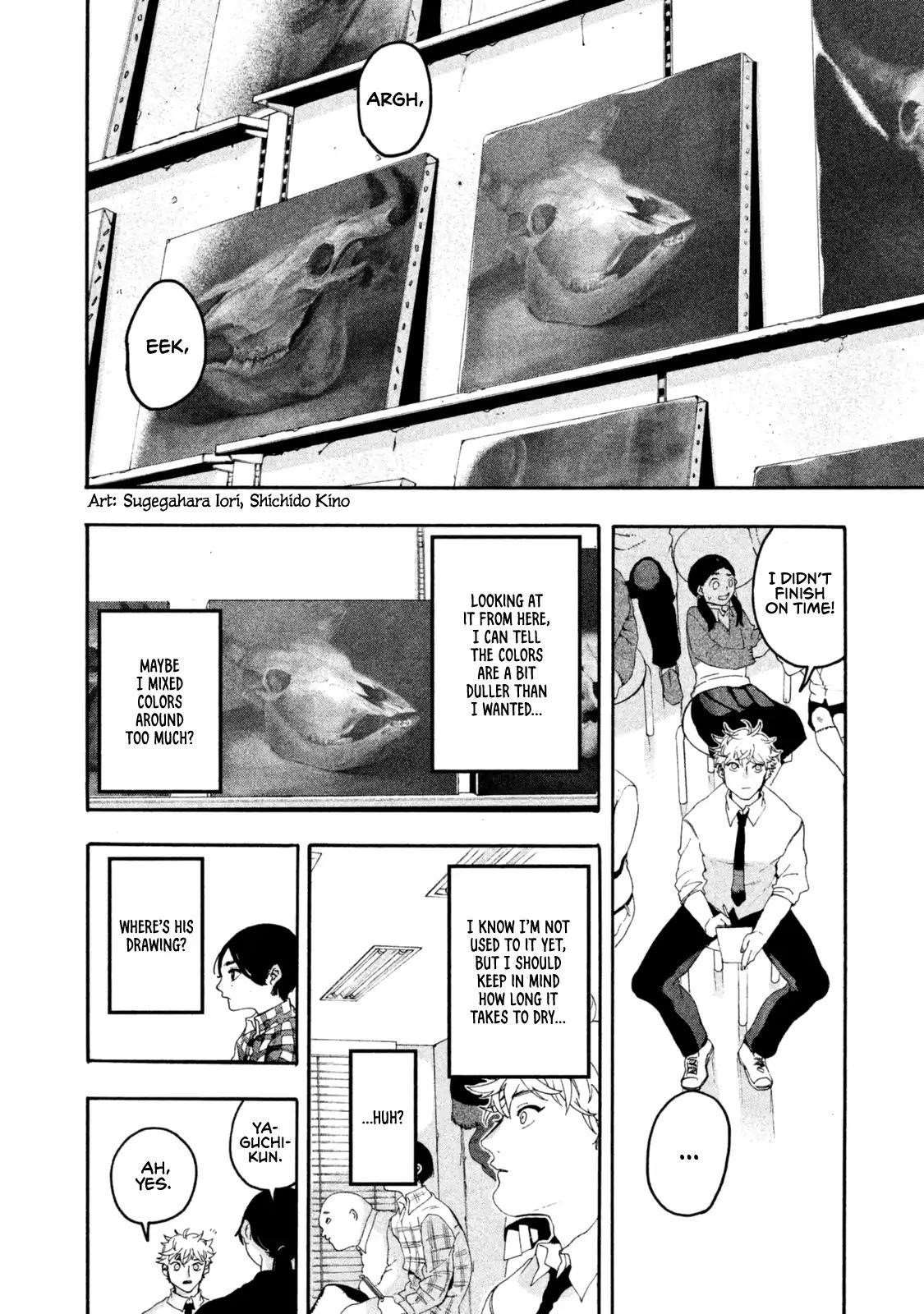 Blue Period Chapter 4 - Page 43 in English