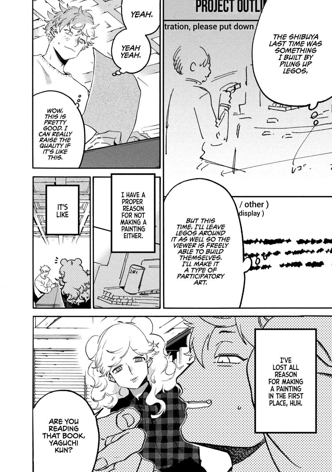 Blue Period Chapter 40 - Page 22 in English