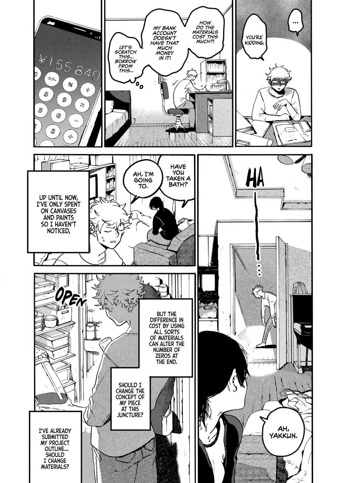 Blue Period Chapter 41 - Page 14 in English