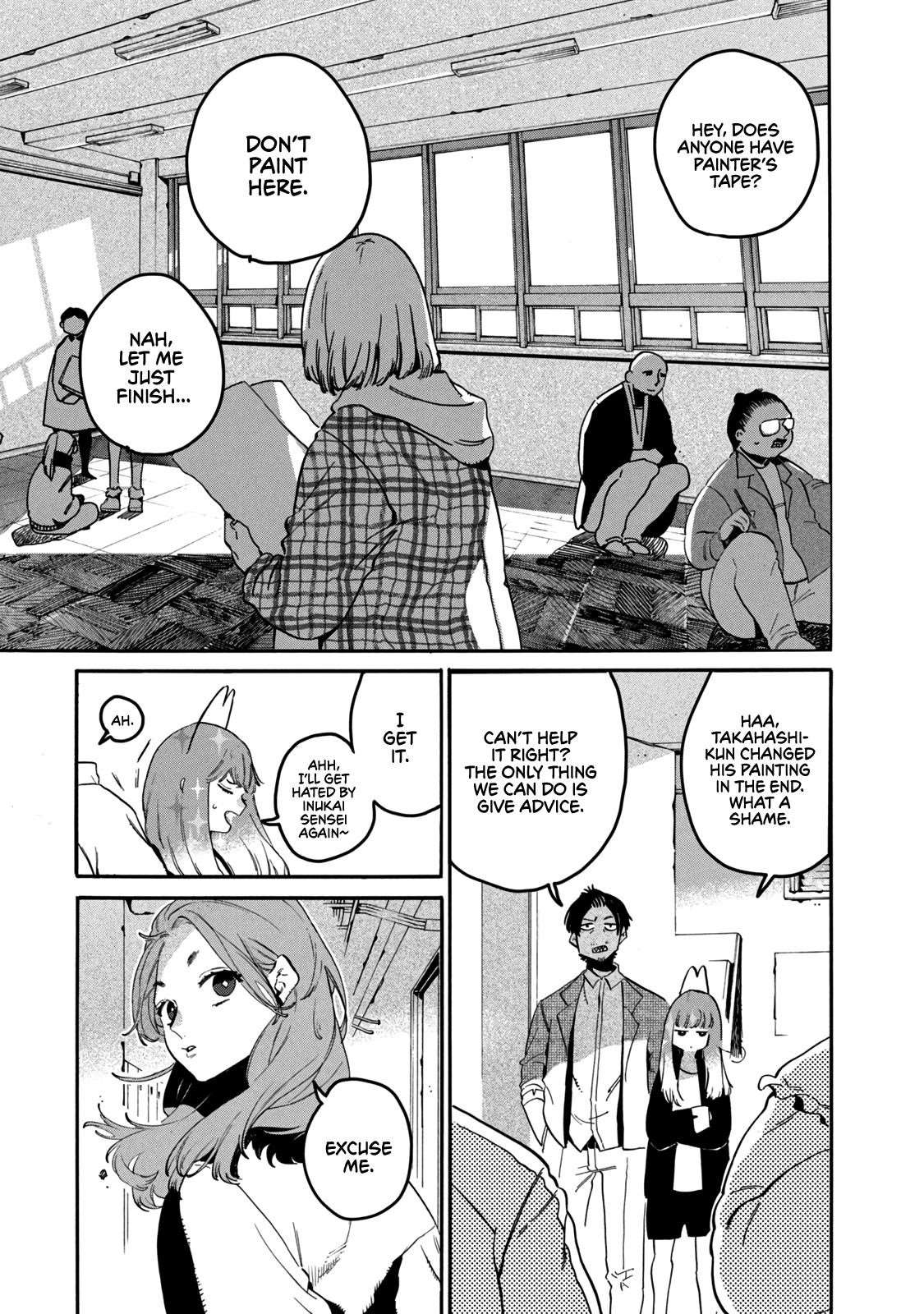 Blue Period Chapter 41 - Page 54 in English