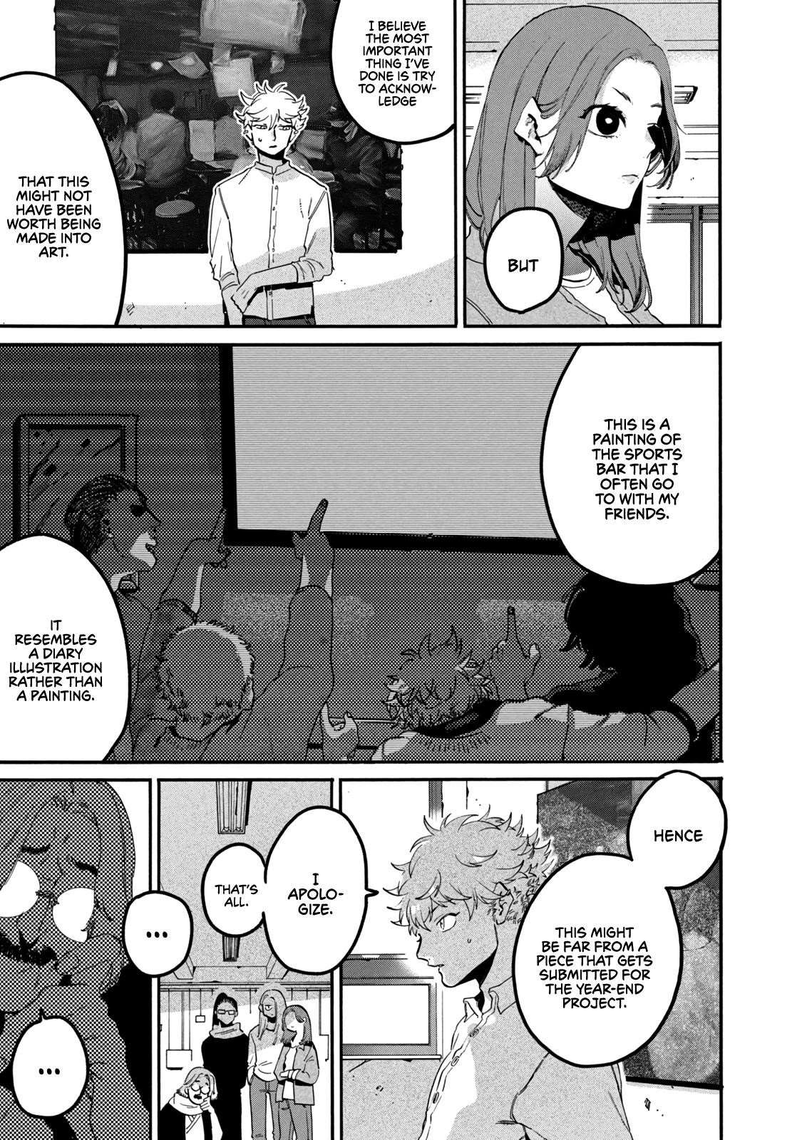 Blue Period Chapter 42 - Page 15 in English