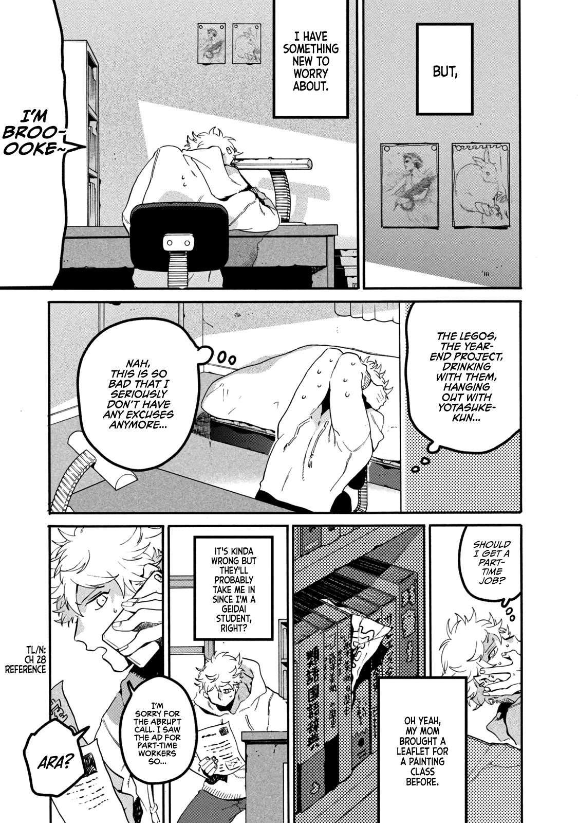 Blue Period Chapter 42 - Page 37 in English