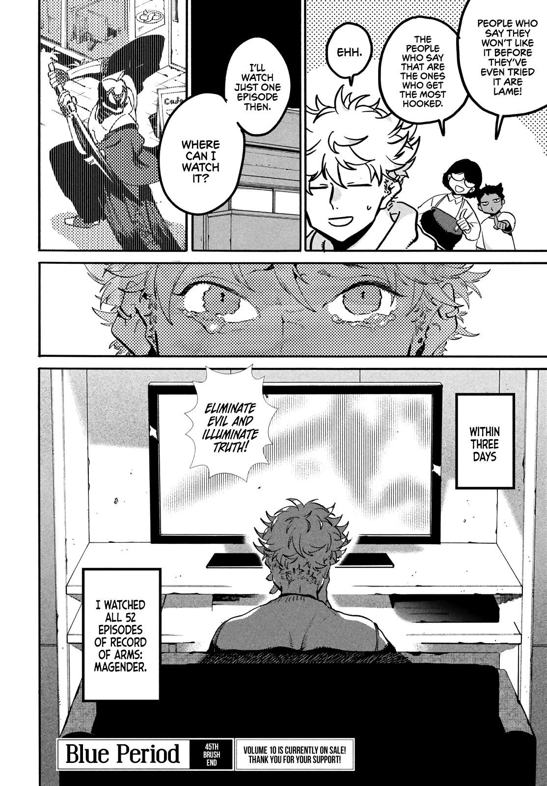 Blue Period Chapter 45 - Page 36 in English
