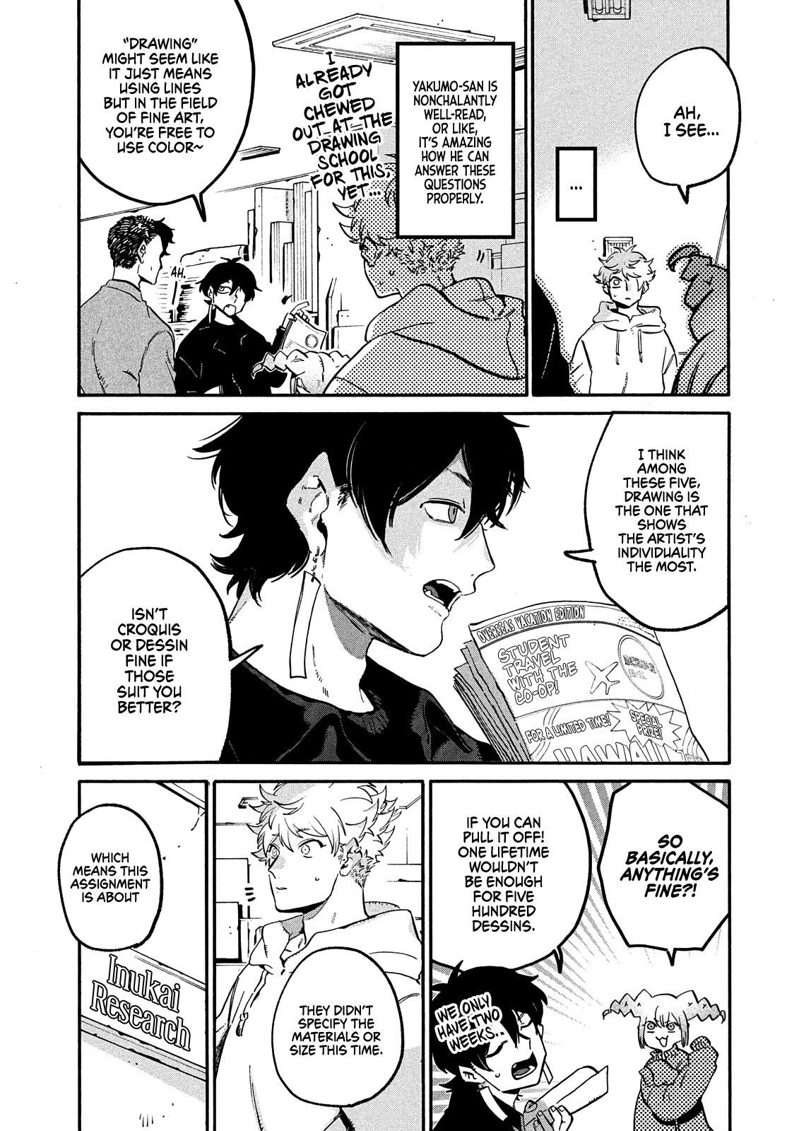 Blue Period Chapter 49 - Page 13 in English