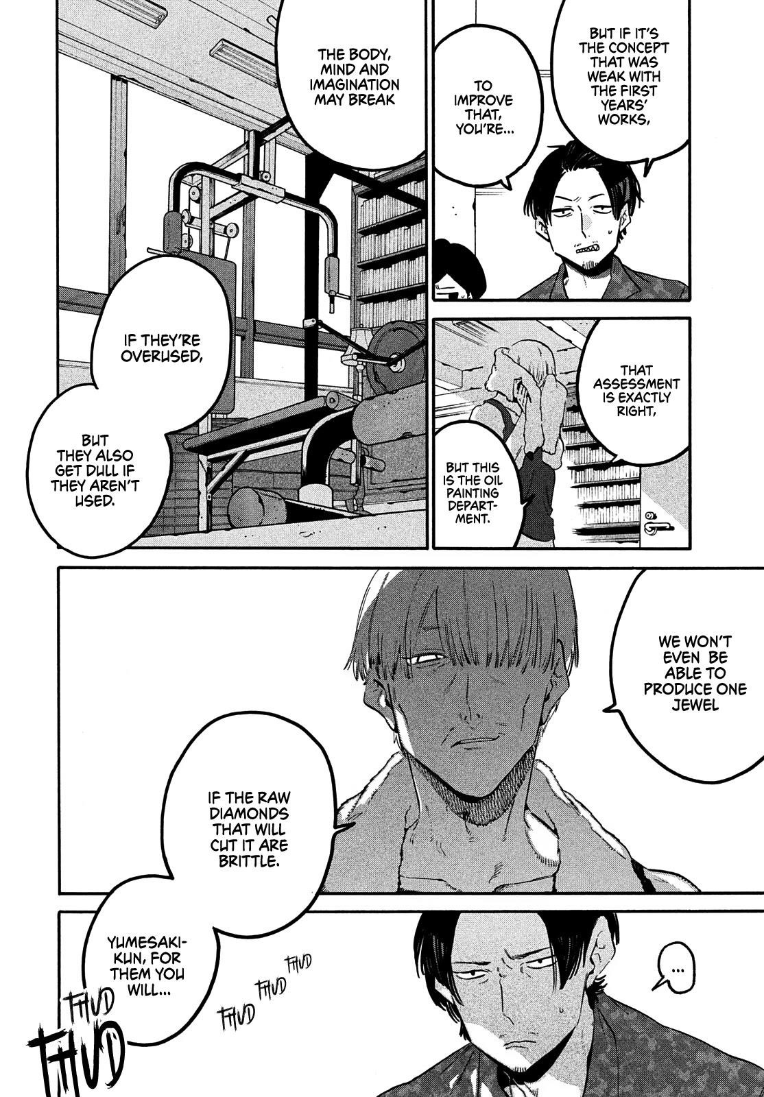 Blue Period Chapter 49 - Page 18 in English