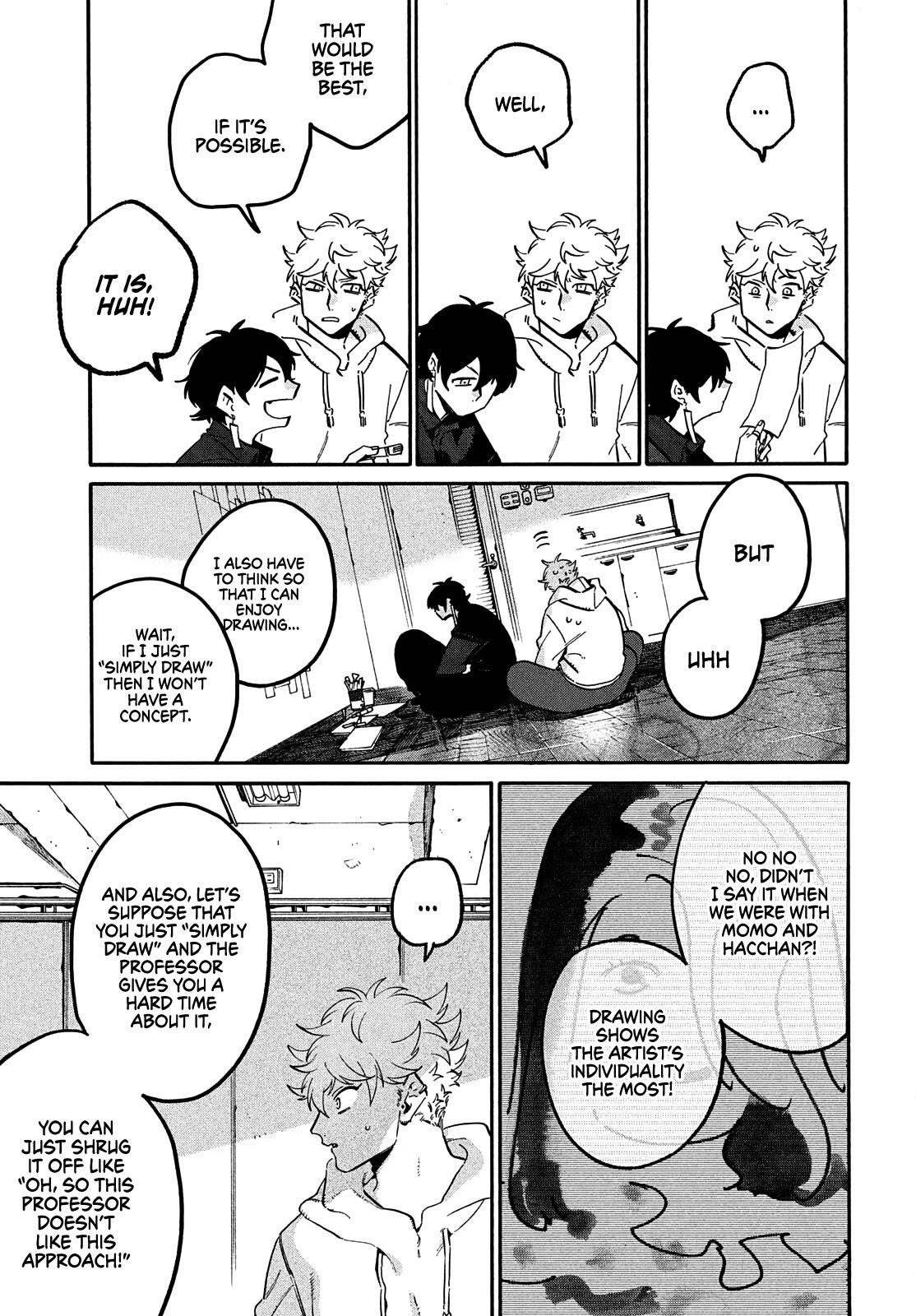 Blue Period Chapter 49 - Page 35 in English