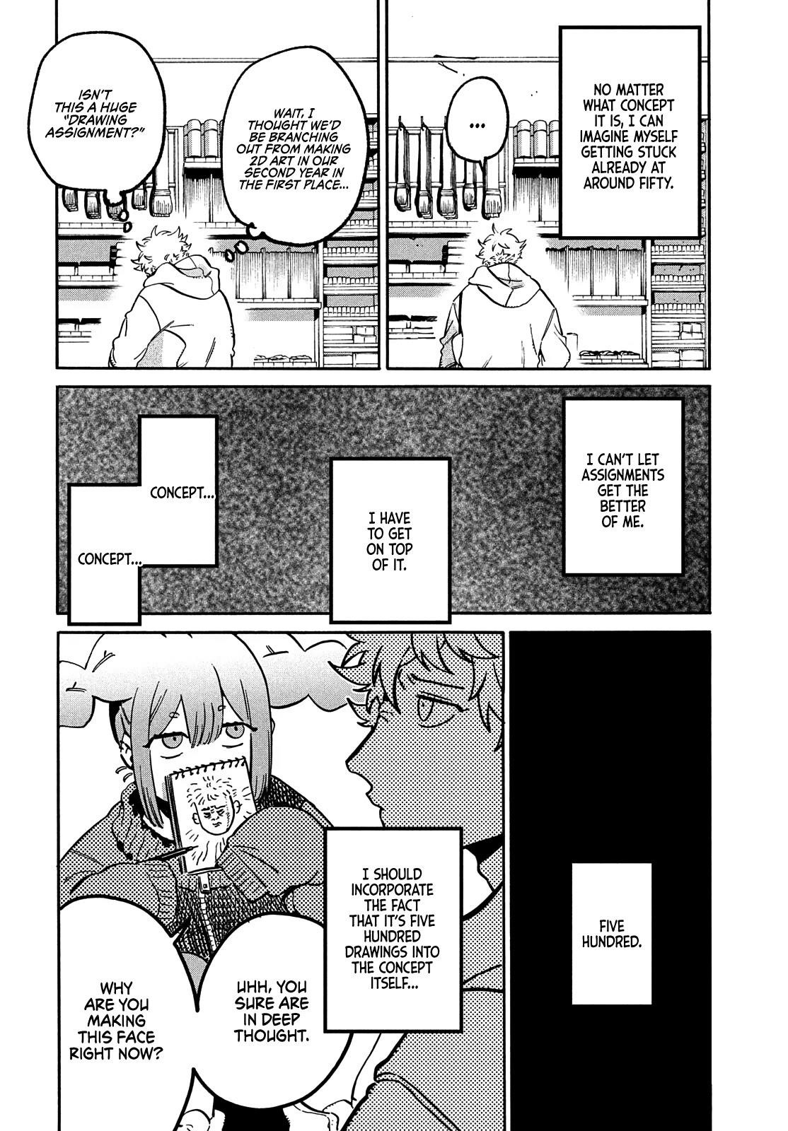 Blue Period Chapter 49 - Page 8 in English