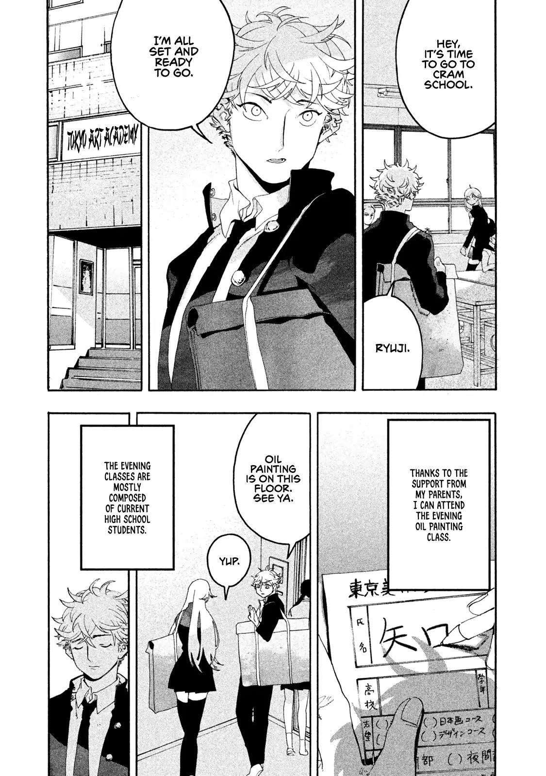 Blue Period Chapter 5 - Page 45 in English