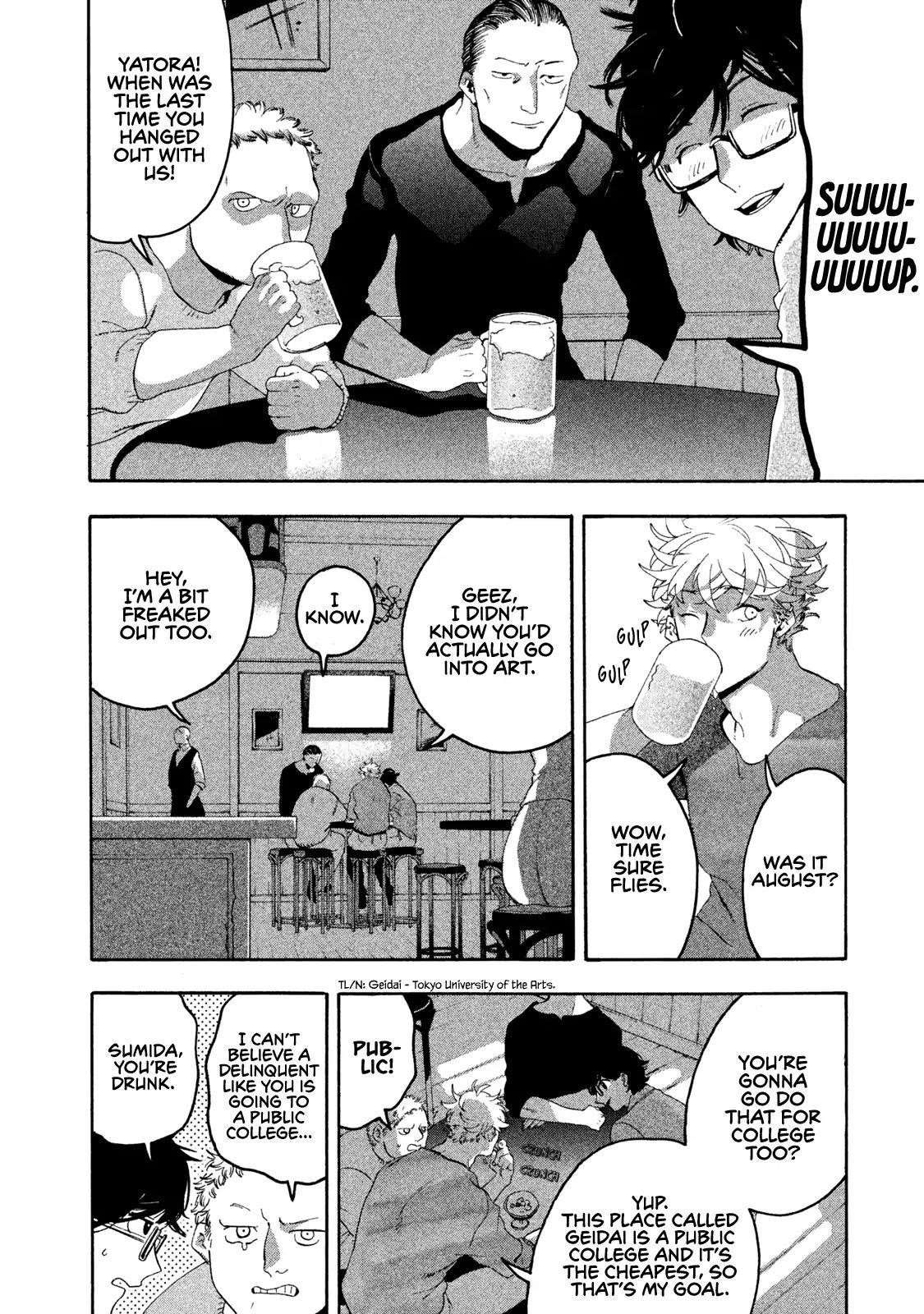 Blue Period Chapter 5 - Page 6 in English
