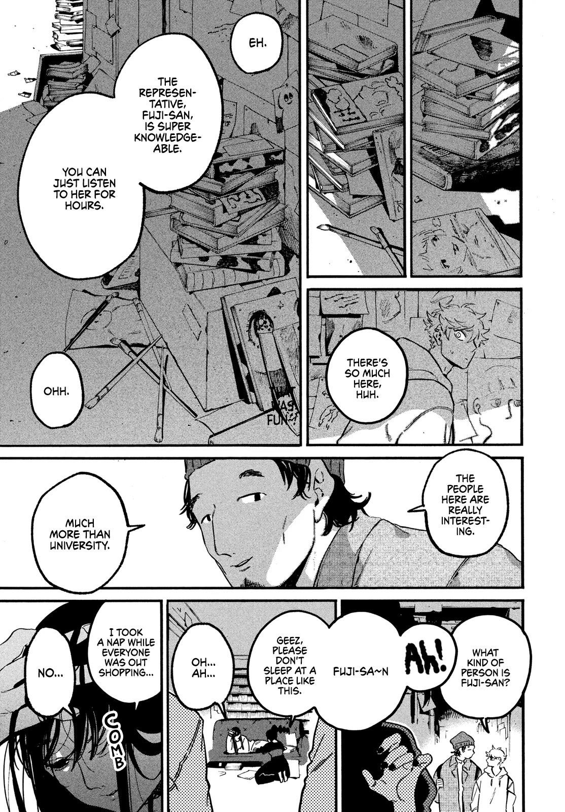 Blue Period Chapter 50 - Page 17 in English
