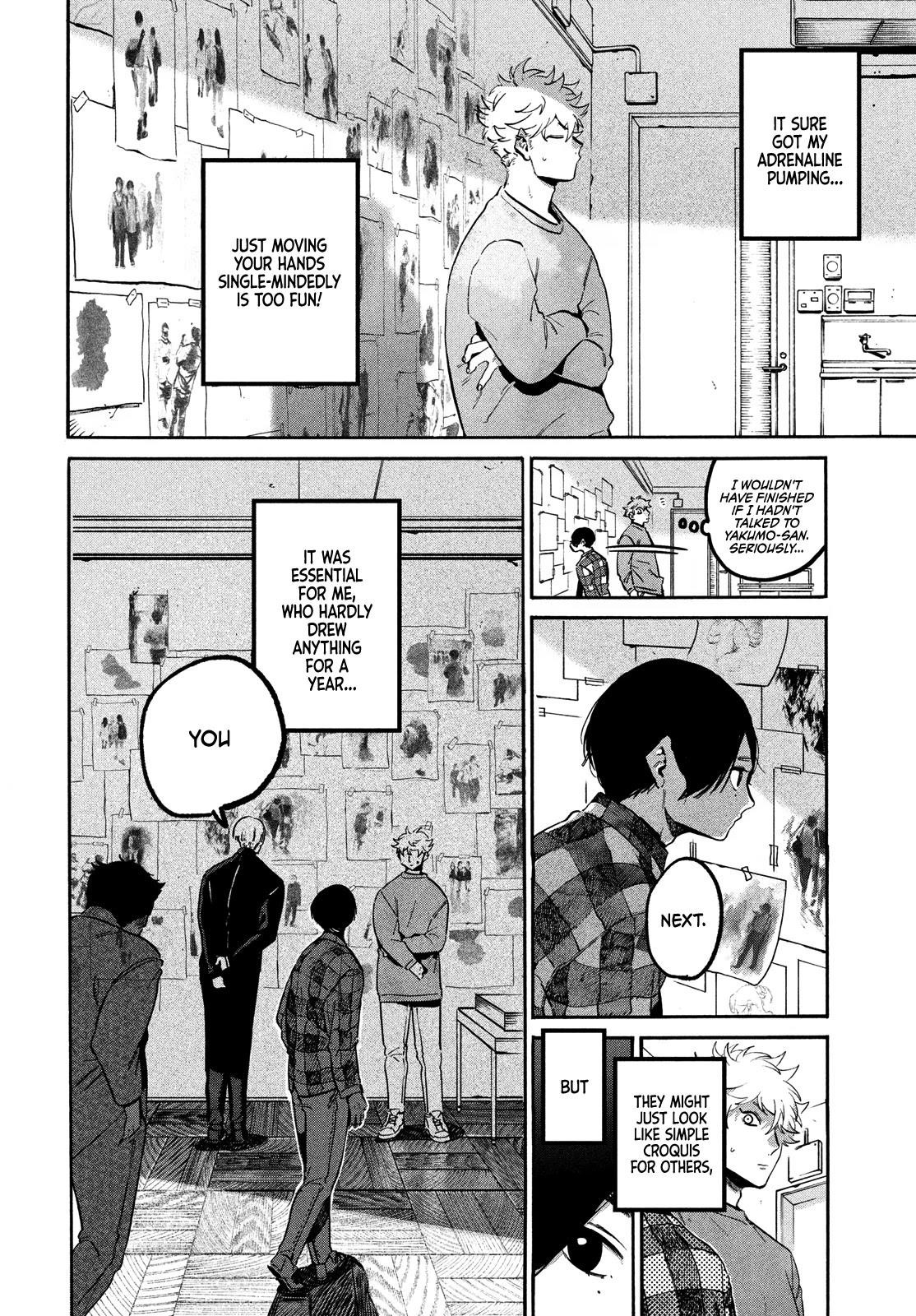 Blue Period Chapter 50 - Page 4 in English