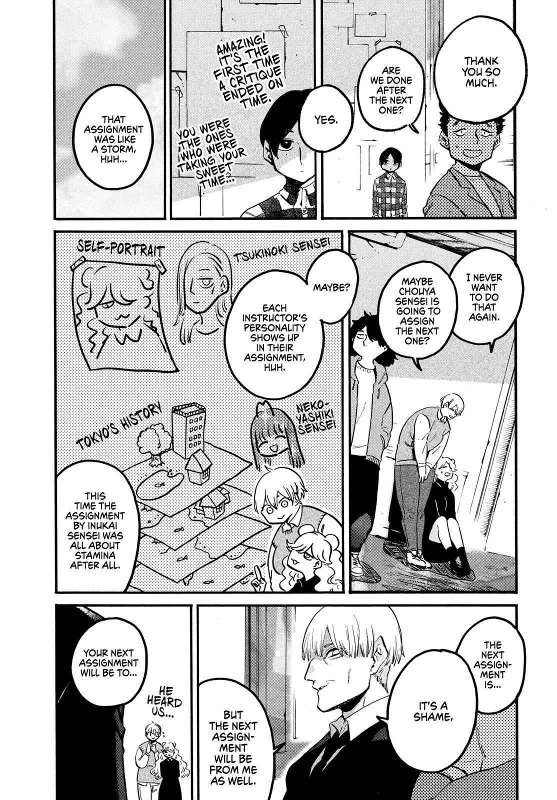 Blue Period Chapter 50 - Page 7 in English