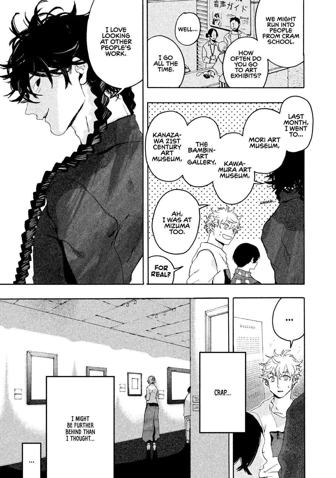 Blue Period Chapter 6 - Page 21 in English