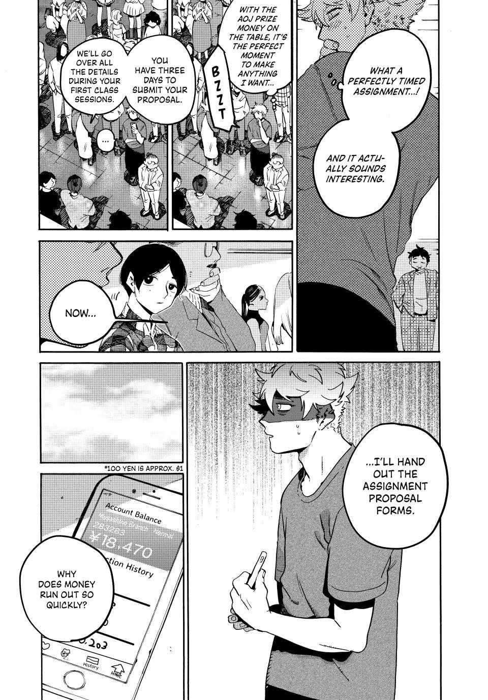Blue Period Chapter 67 - Page 7 in English