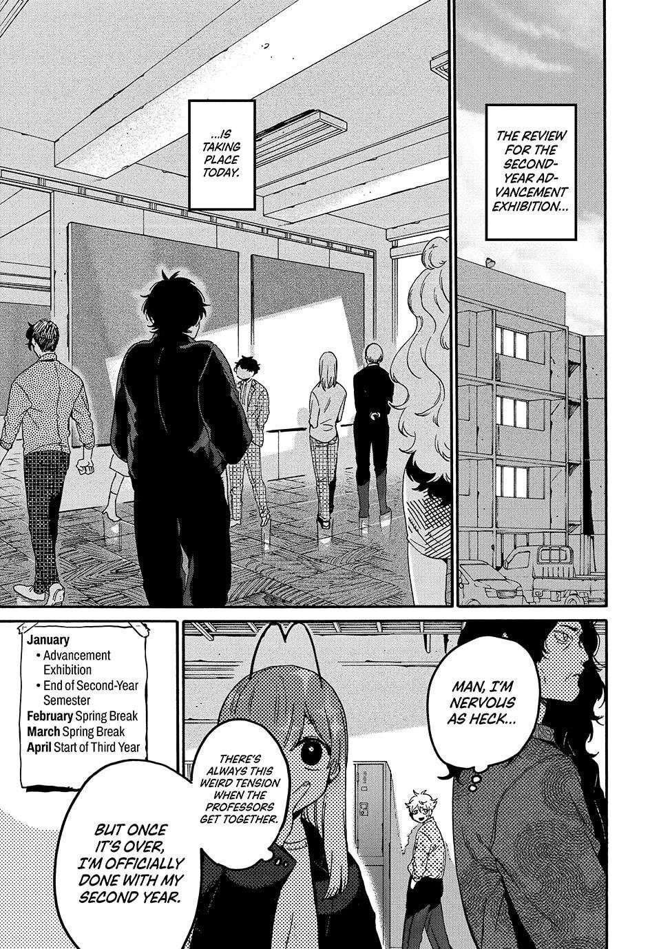 Blue Period Chapter 74 - Page 3 in English