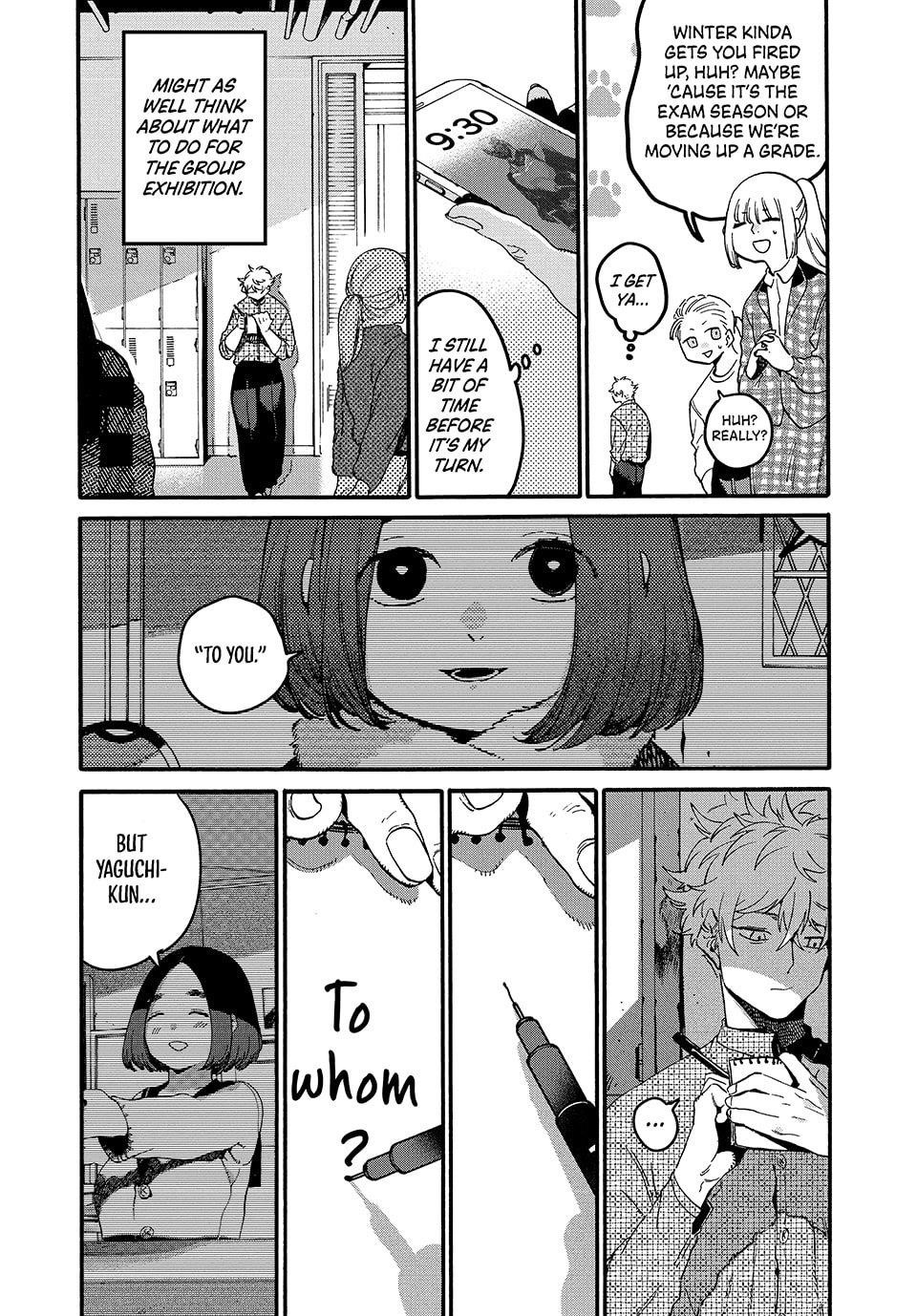 Blue Period Chapter 74 - Page 4 in English