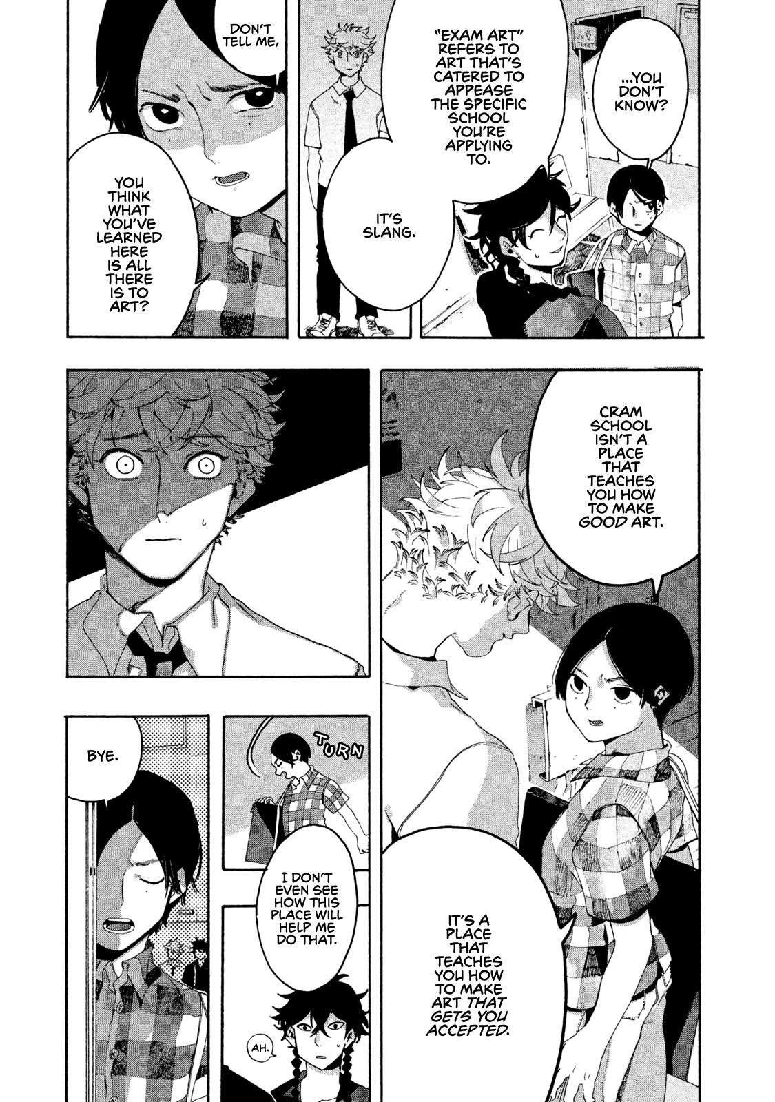 Blue Period Chapter 8 - Page 3 in English