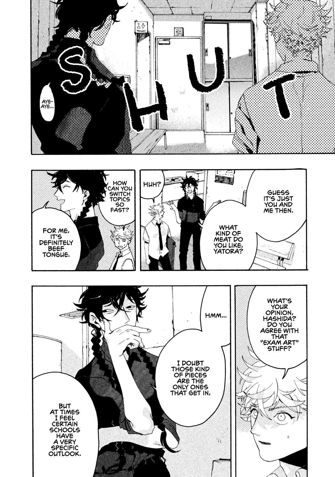 Blue Period Chapter 8 - Page 4 in English