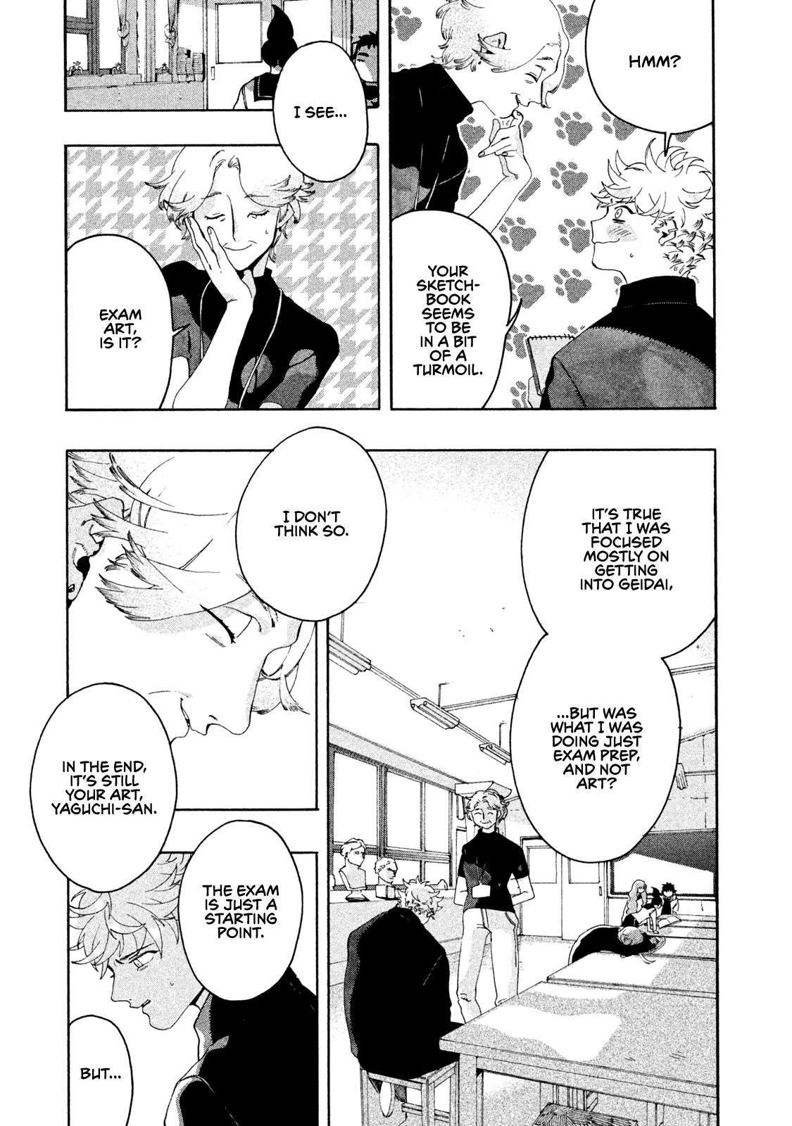Blue Period Chapter 8 - Page 9 in English