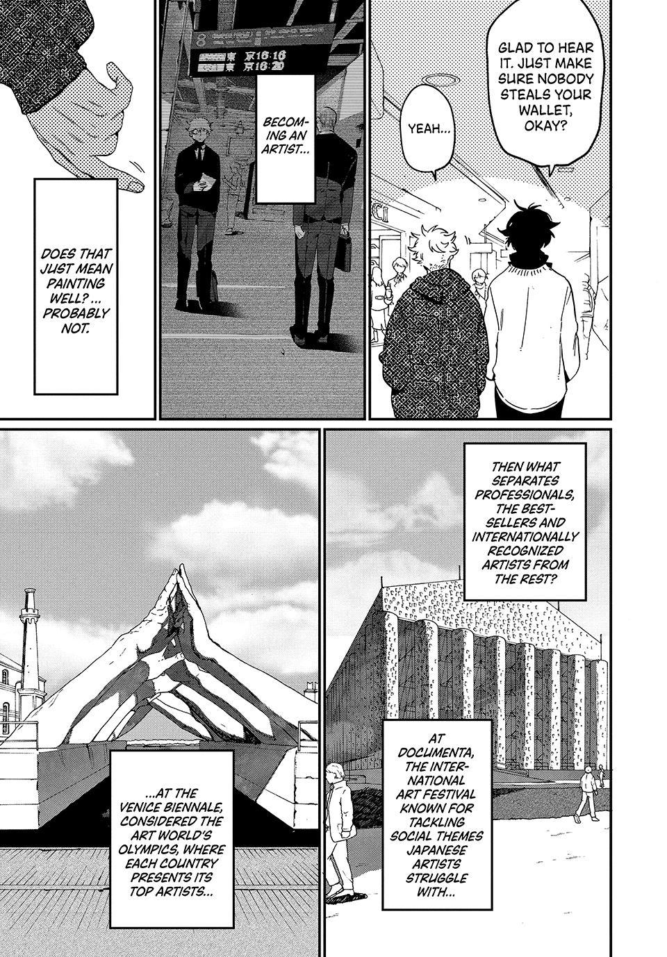 Blue Period Chapter 85 - Page 19 in English