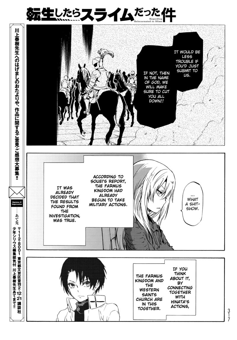 Tensei Shitara Slime Datta Ken Chapter 59 - Page 19 in English