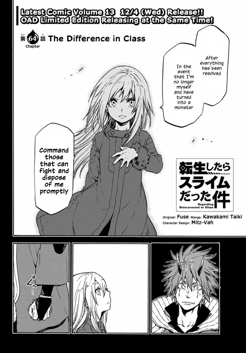 Tensei Shitara Slime Datta Ken Chapter 64 - Page 4 in English