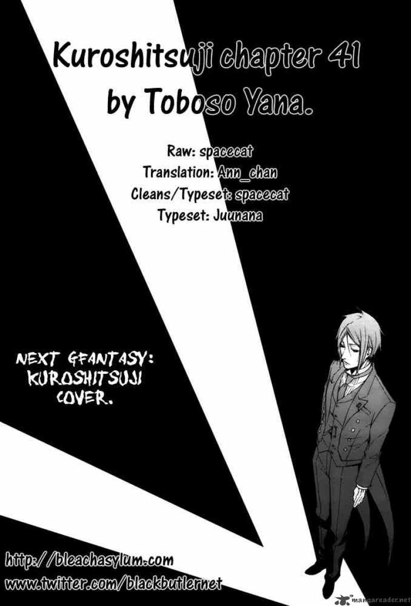 Kuroshitsuji Chapter 41 - Page 39 in English