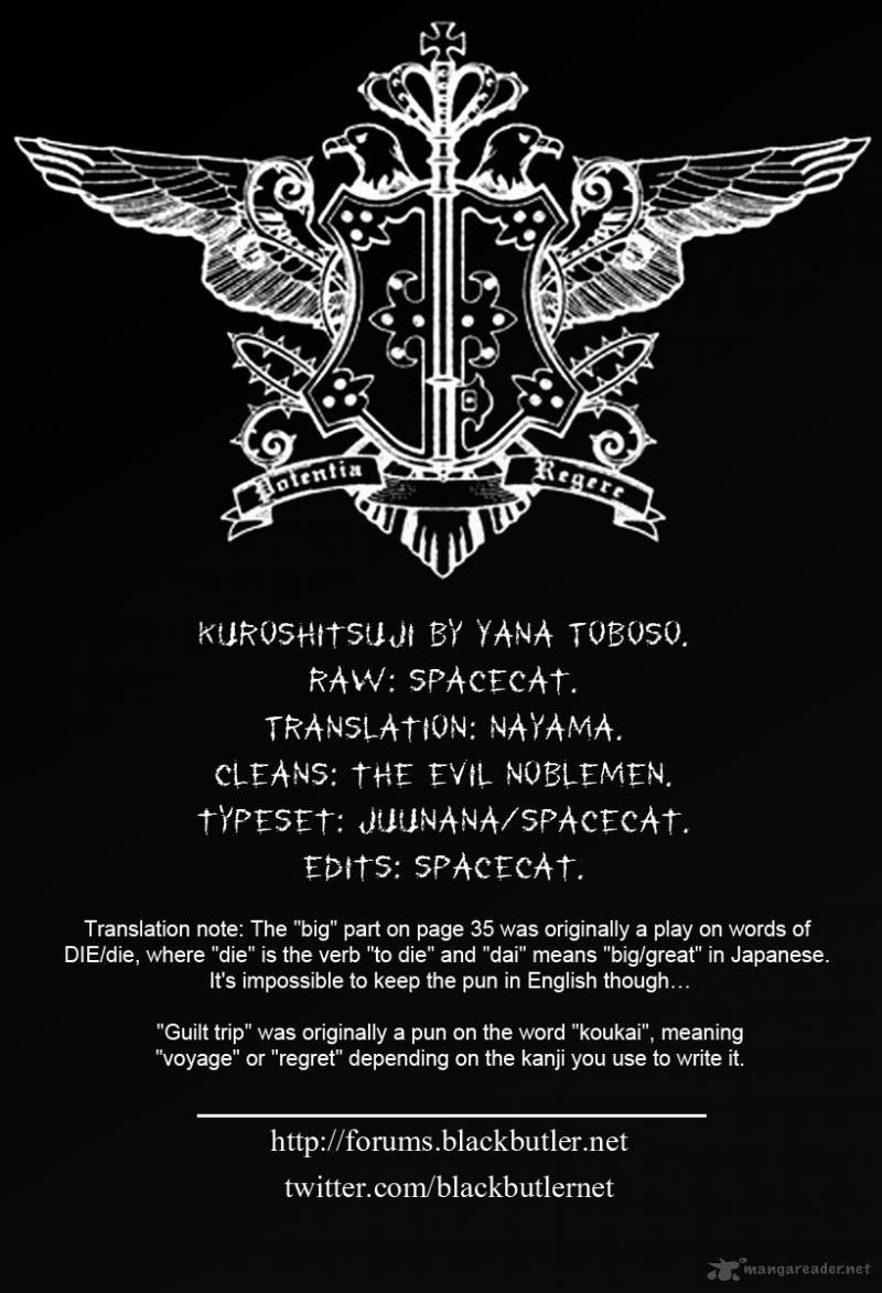 Kuroshitsuji Chapter 55 - Page 37 in English